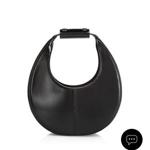 Staud Mini Moon Split Leather Shoulder Bag